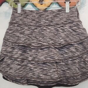 Ideology Pair Of Skorts XS Fits Small Black & Gray/Purple Color No Tags Not Used